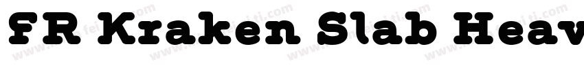 FR Kraken Slab Heavy字体转换
